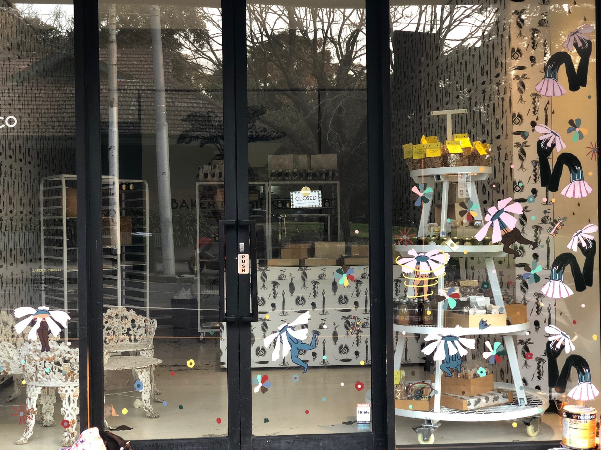 Baker D. Chirico Window Artwork - South Yarra, Melbourne